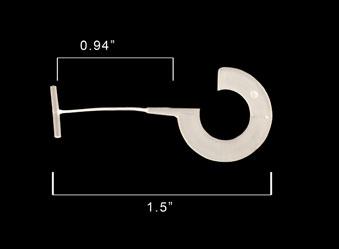 1 1/2 inch Natural General Purpose Hook Fastener