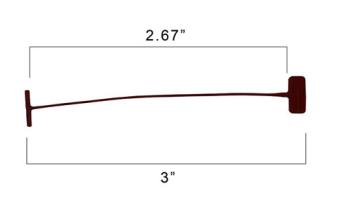 3 inch Black General Purpose Paddle Fastener