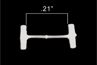 White Micro Fastener