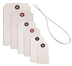 Manila Shipping Tags & Fastening Devices for Shipping Tags