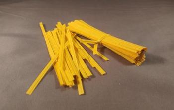 Yellow Paper Twist Ties