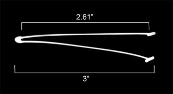 3 inch Natural Heavy Duty Loop Fastener