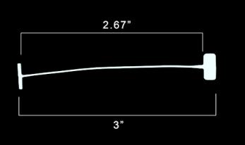 3 inch Natural General Purpose Paddle Fastener