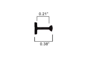 5.3 mm Black Buttoneer Fasteners