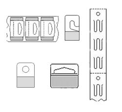 Pressure Sensitive Hang Tabs