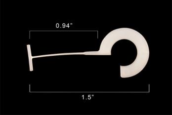 1 1/2 inch Natural Heavy Duty Hook Fastener