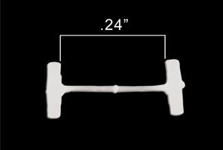 White Micro Fastener