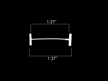 1 1/4 inch Natural SHD T-End