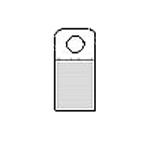 Hang Tab Round Style - Loose