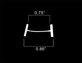 3/4 inch Natural SHD T-End